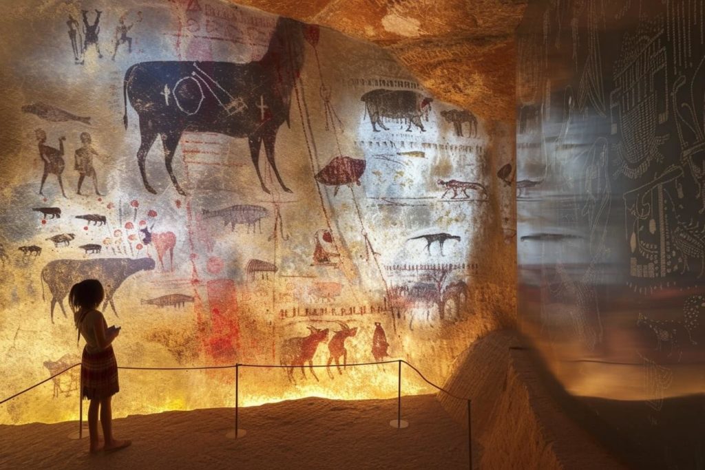 kamkamkam a dynamic collage featuring cave paintings medieval cc9e6812 dff1 4ac0 8e7b 173ec8f351e2