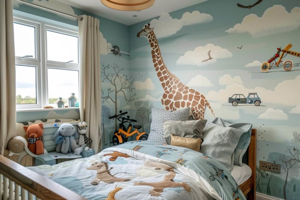 kamkamkam a childrens bedroom with a giraffe bike and car de 9c2e2d10 49c2 45a5 86d6 436659cea80f 3