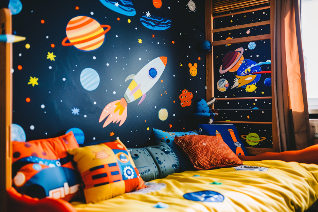 kamkamkam a space themed childs room with planets stars and 1e4478cd 0d58 4501 8f81 d5edb32f92f5 0