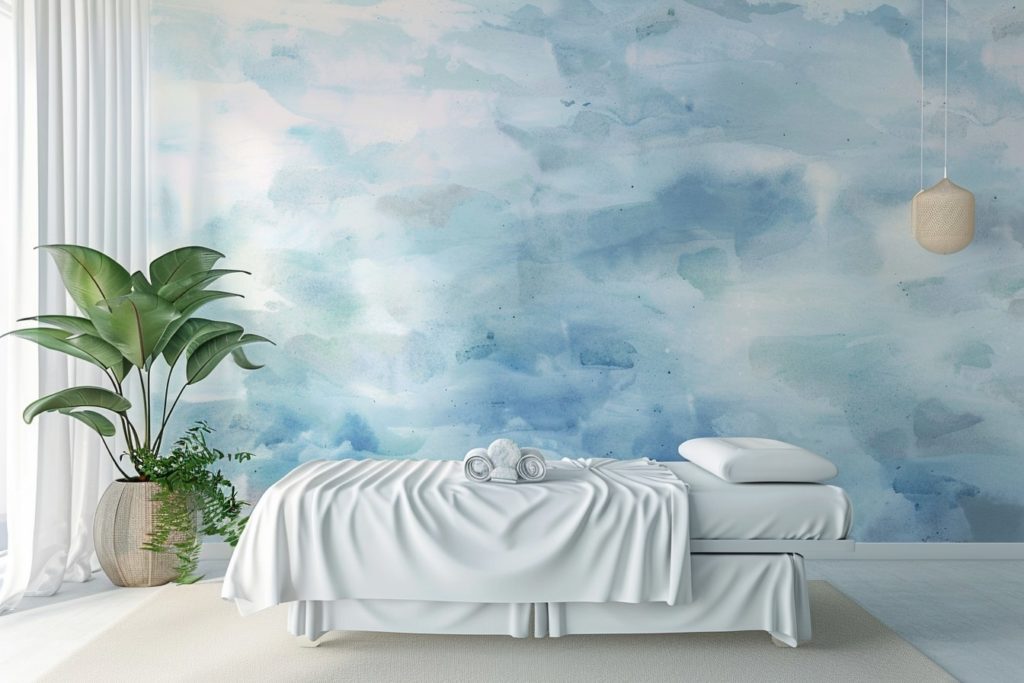 kamkamkam light blue and white wall mural with watercolor ef 6752fcbb 2cdf 4965 9f4e e00485735739 1