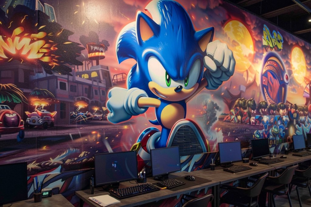 gaming club mural7